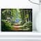 Designart - Bright Green Forest in Morning - Landscape Photography Canvas Print